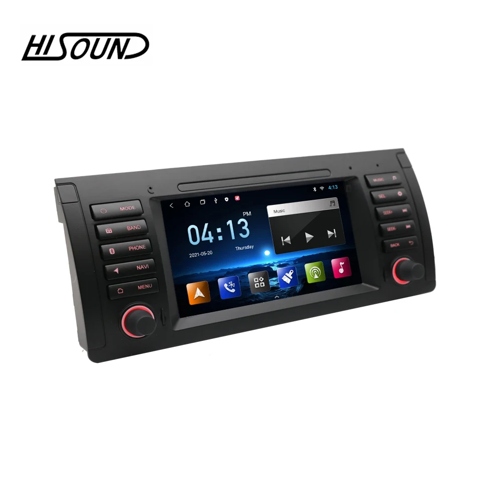 Car multimedia 2din slim body car gps navigation with BT GPS WIFI FM AUX android car radio for BMW 3 E39