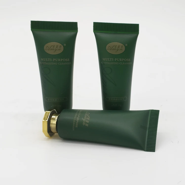 Plastic cosmetic tube with 45mm diameter for 120ml with flip-top cap