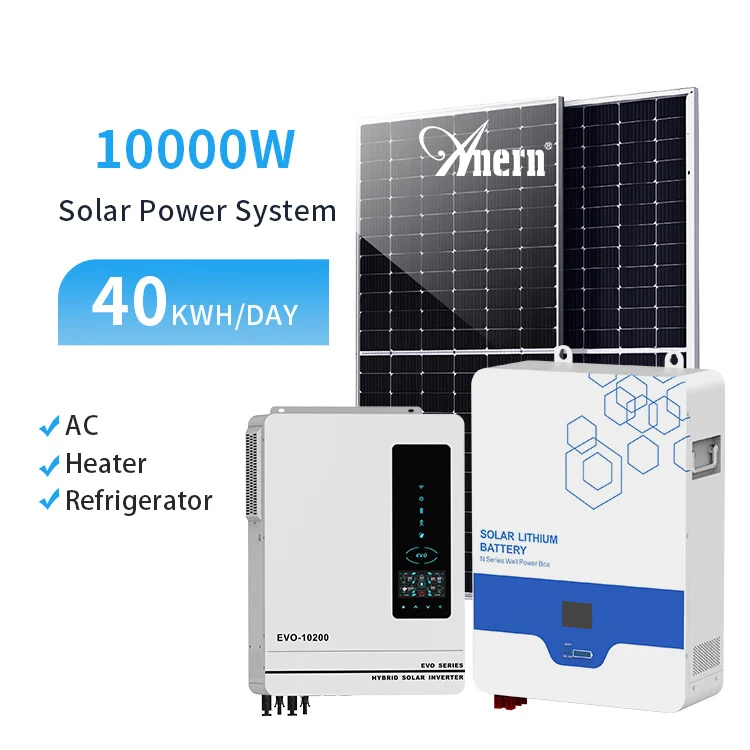 Anern off-grid solar container solar energy storage 5kw 6-10kw solar system for industry