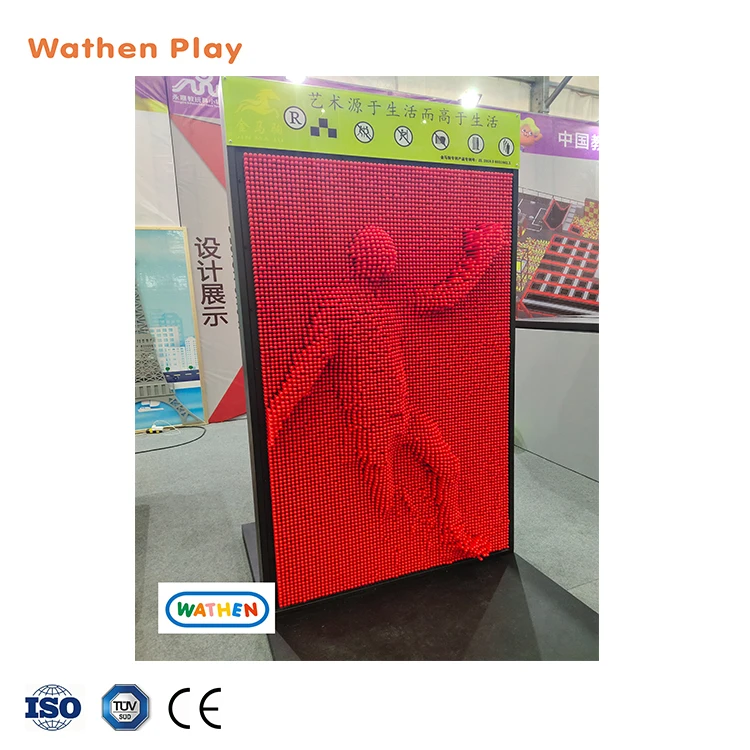 3D Plastic Pin Art Sculpture Pinart Impression Big Size Screen for Kids and Adults