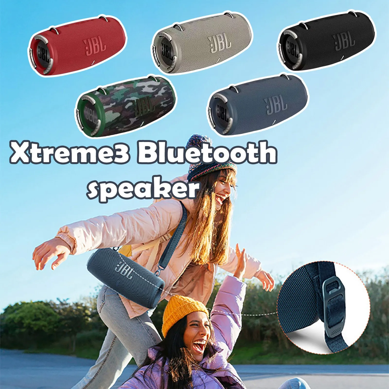 Jbl Xtreme 3 колонка с синими зубьями сабвуфер беспроводной динамик BT колонки Xtreme3 портативный