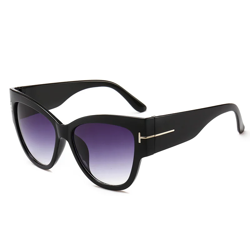 High Performance Women Fashionable Classic Sunglasses UV400 Polarized Plastic Vintage Ladies Large Sunglasses