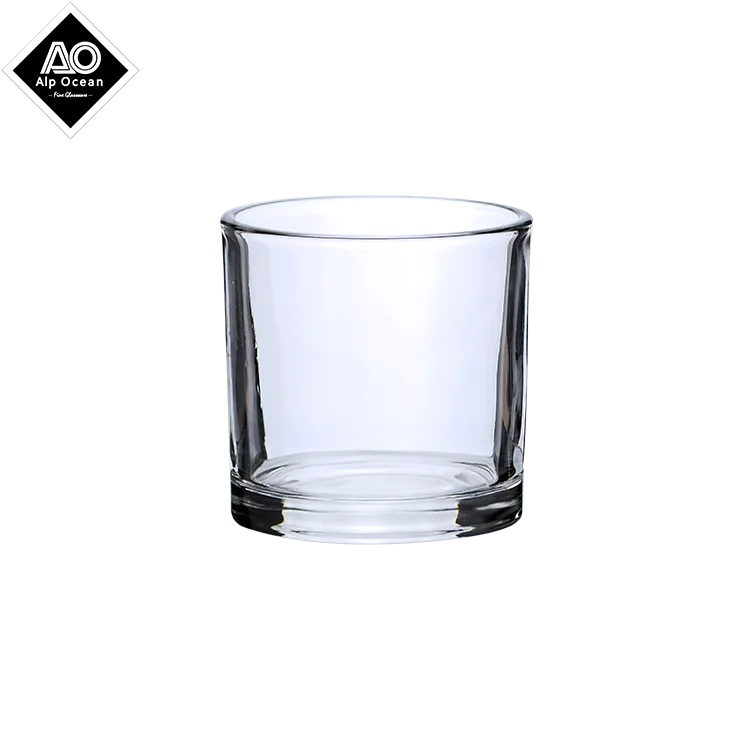 Concise style tumbler cups with clear glass candle jars are in high demand for home decor.