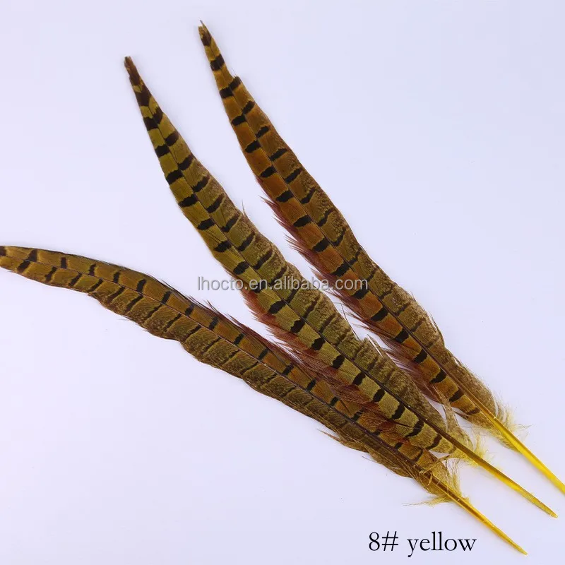30-35cm Millinery Costume Carnival Headpiece Natural Male Ringneck Pheasant Tail Feathers