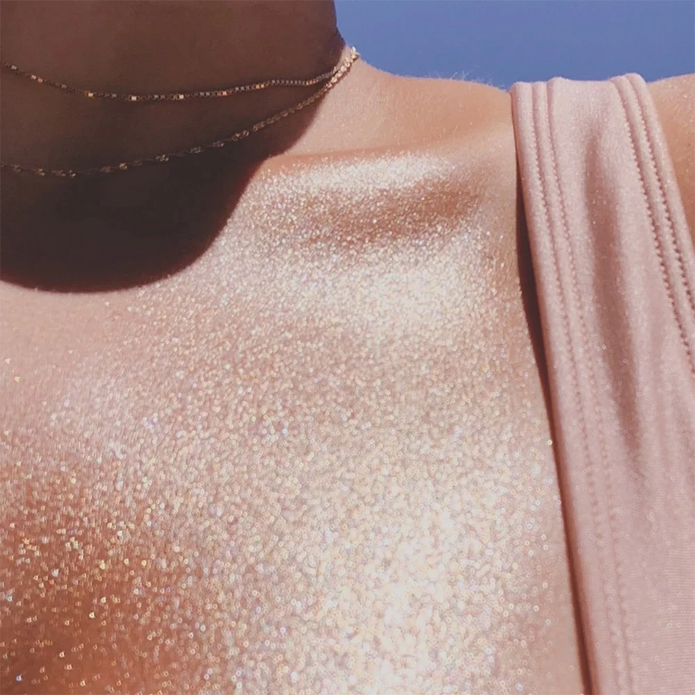 ZPM OEM/ODM Фирменная торговая марка, веганский осветляющий лосьон, мерцающее масло для тела