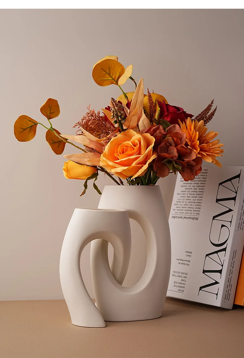 Wholesale Home Decoration Artistic Special-shaped Ceramic Vase