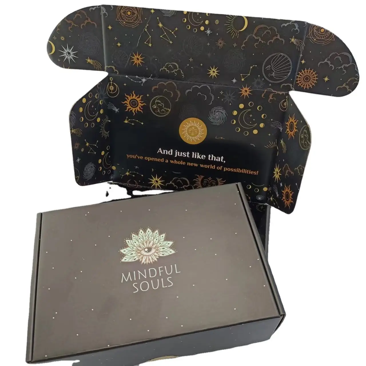 Wholesale Customized Folding Recyclable Aircraft Printing Kraft Paper Folding Mailer Gift Packaging Boxes