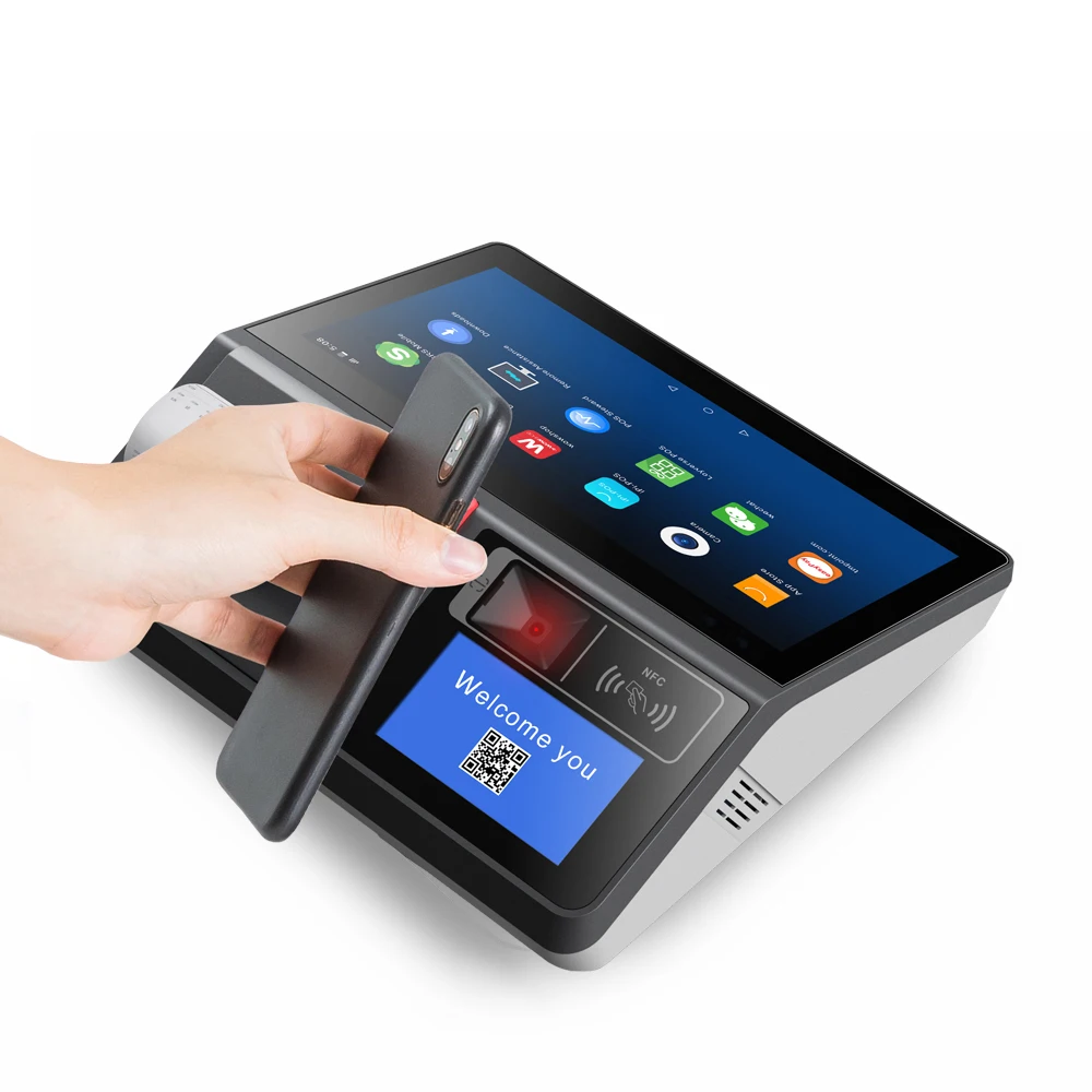 11.6 inch Touch Screen Terminal Payment Restaurant Machine all in one pos Bank Stand Pos Systems