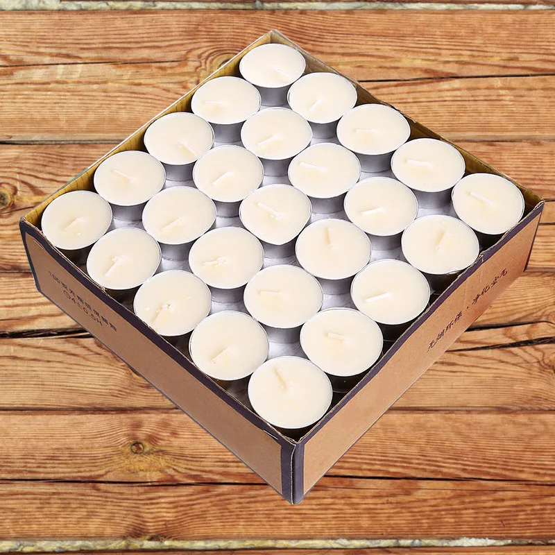 Wholesale Various Scents Paraffin Wax Tea Light Candle For Date Meditation Aromatherapy Festivals Boil Tea