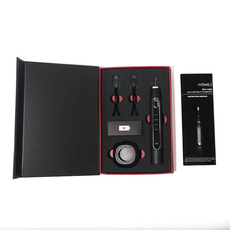 2024 CE approved Private Label Teeth Whitening Tooth Brush Intelligent Sonic Electric Toothbrush With Replacement Heads