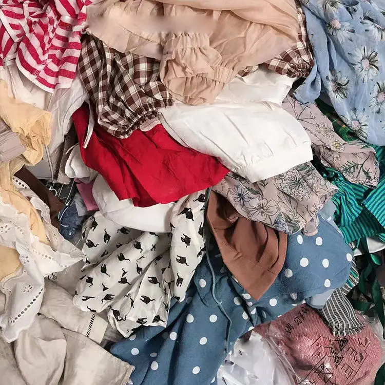 Used Woman Clothing Fashion Korean Style Bales Factory Wholesale  Dress Used Summer Lady Clothes Stock