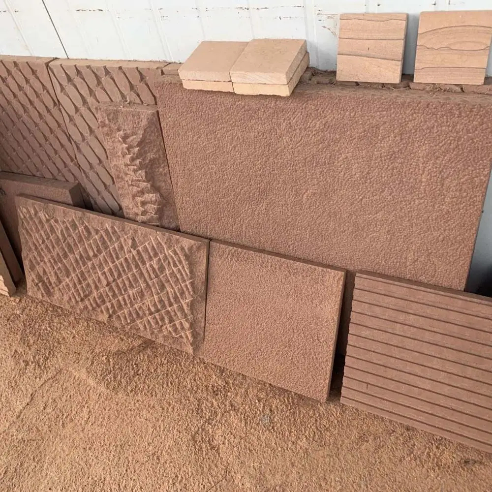 indian red sandstone paving tiles