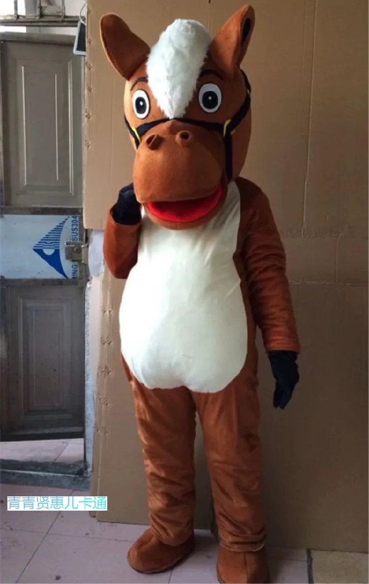 Custom Mascot Advertising Cat Horse Costume Fursuit Plush Adult Anime Cosplay