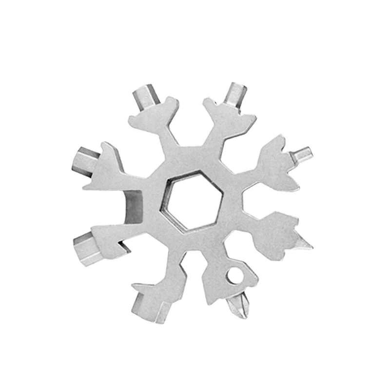 18-in-1 Multi Tool Portable Multi-functional Pocket Multi Tool Snowflake Wrench