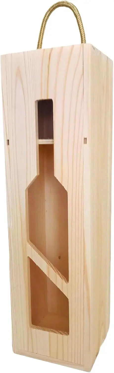 Factory Supply Customize Wood Wine Box  Wood Craft Box