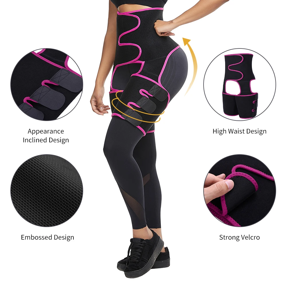 New Arrival Abdominal And Leg High Compression Waist Trainer Thigh Eraser Butt Lifter