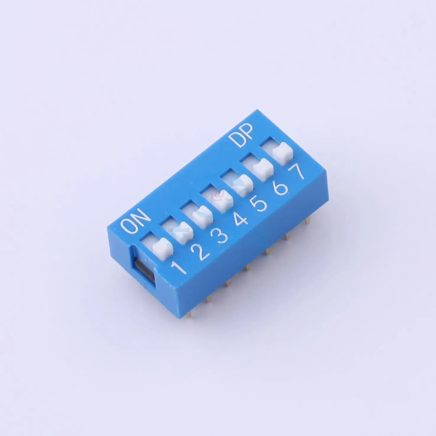 Kinghelm DS-7P-2.54 Blue DIP switch DS-1/2/3/4/5/6/8/10 digit 7bit dial switch 2.54mm piano dial toggle coding switch