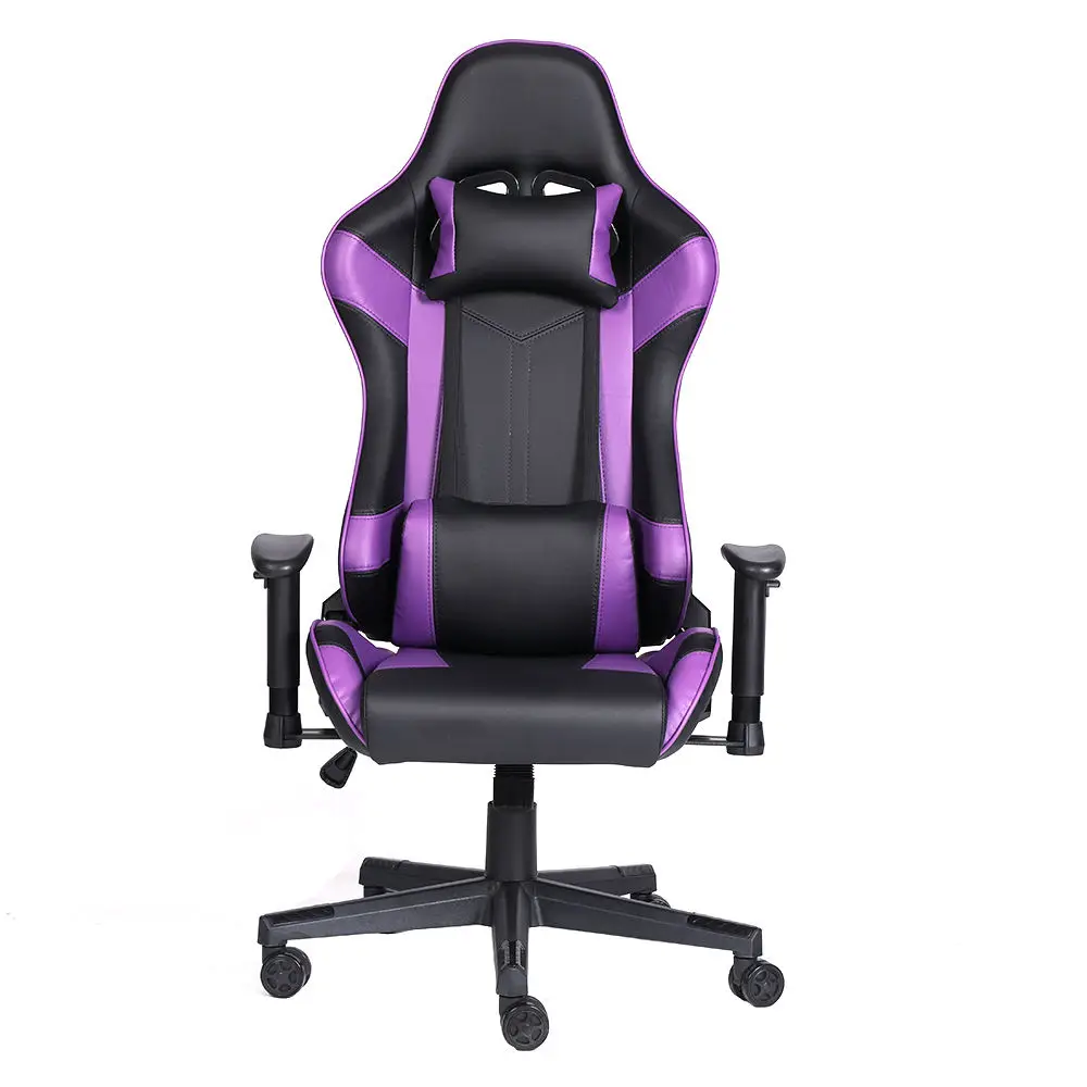 Wholesale 2022 Hot Sale Leather Office Furniture Racing Style Purple Gaming Chair