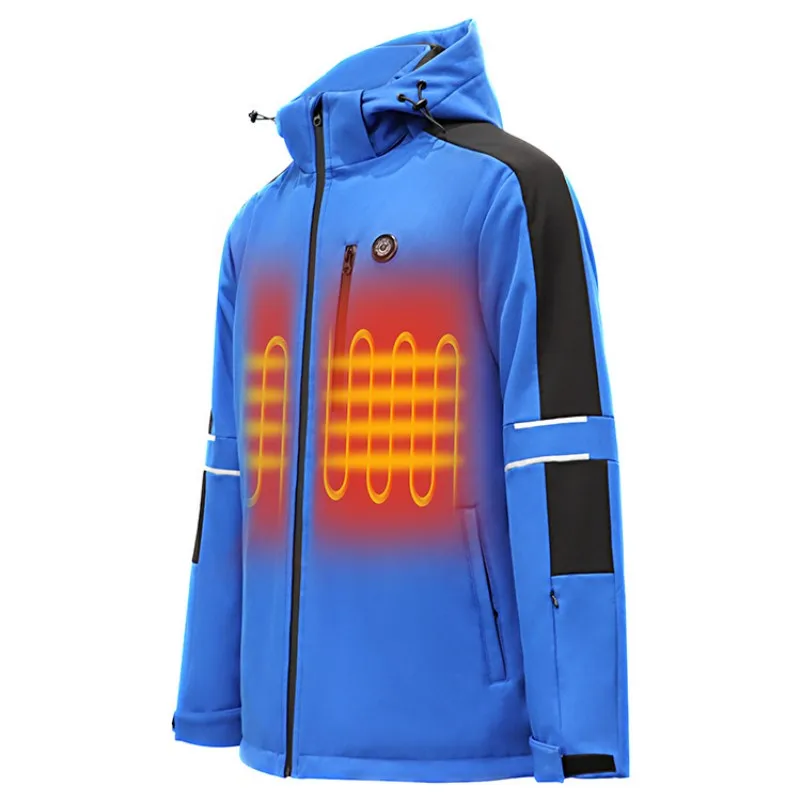 Custom Heated Jacket High Quality Heated Clothing Winter Puffer With Battery Pack Self Heating Jacket