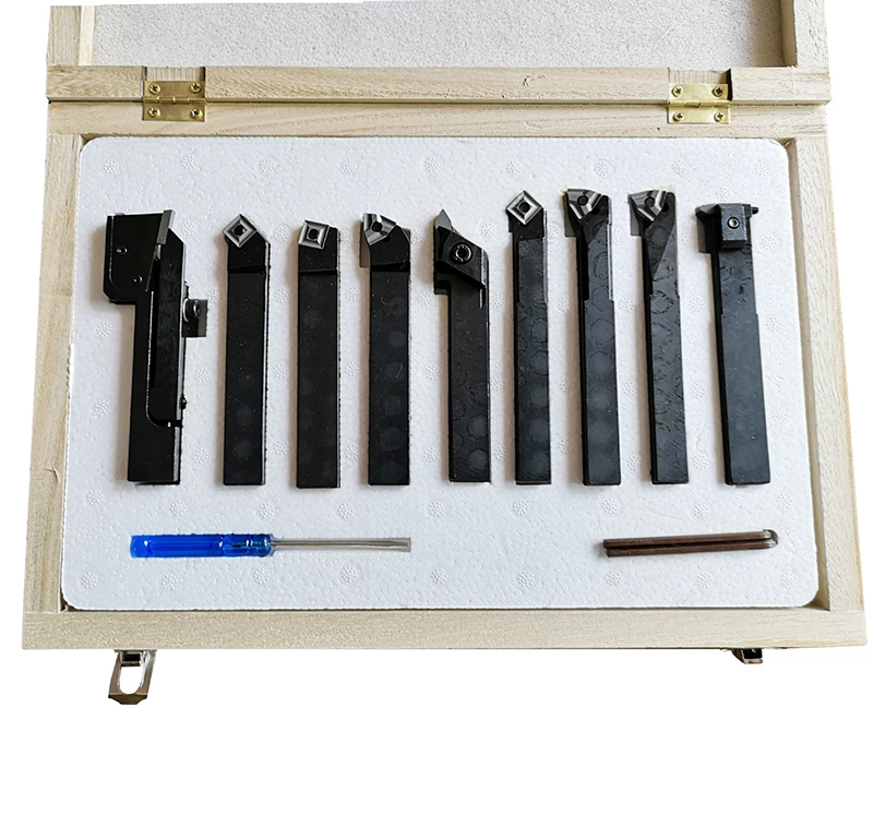 Box cutting tool 7pc/9pc coated turning tool lathe tool