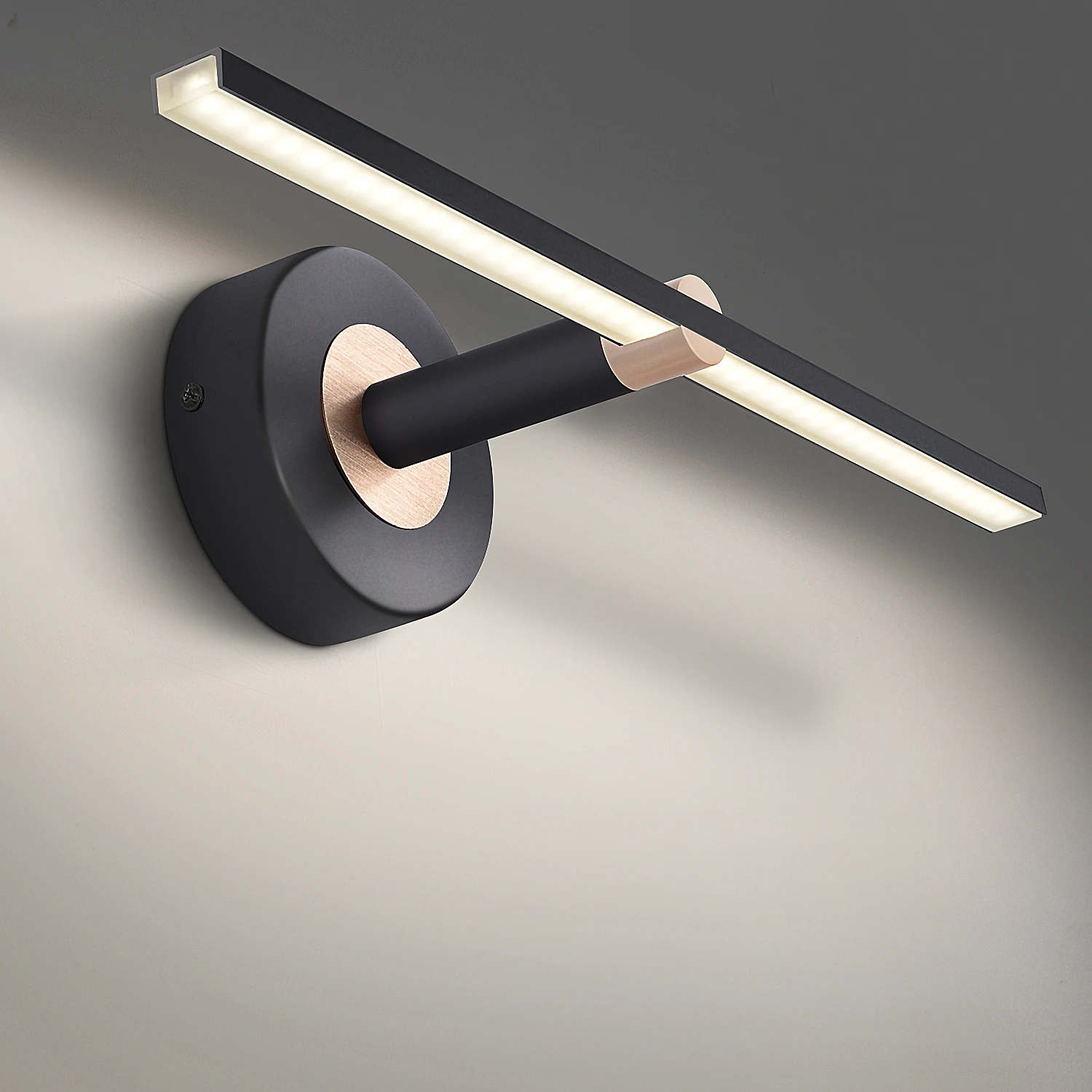 Modern Black Bedroom Lights Minimalist Home Lighting LED Wall Light Modern Bedside Wall Lamp Hotel Lobby Lamp