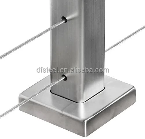 DF 4 6 мм Натяжной трос балюстрада Проволочная стойка поручни для террасы кабель из нержавеющей стали системы перил