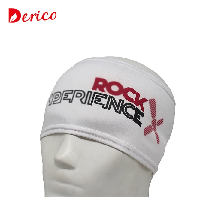 Wholesale stretchy athletic customized logo sweatband sports headband