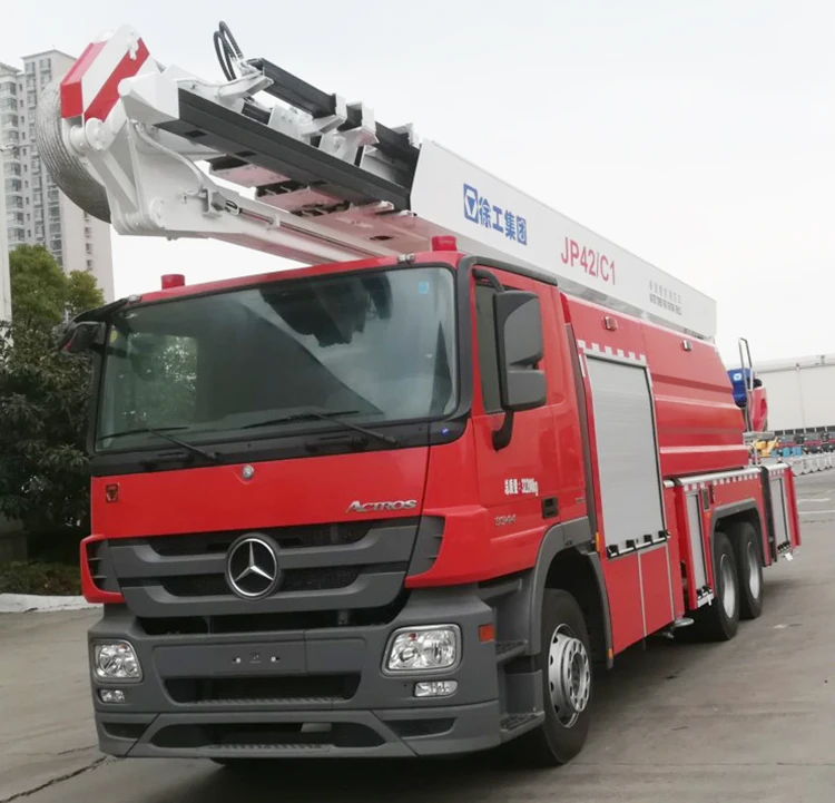 XCMG official JP42C1 fire engine 42m water tower fire truck