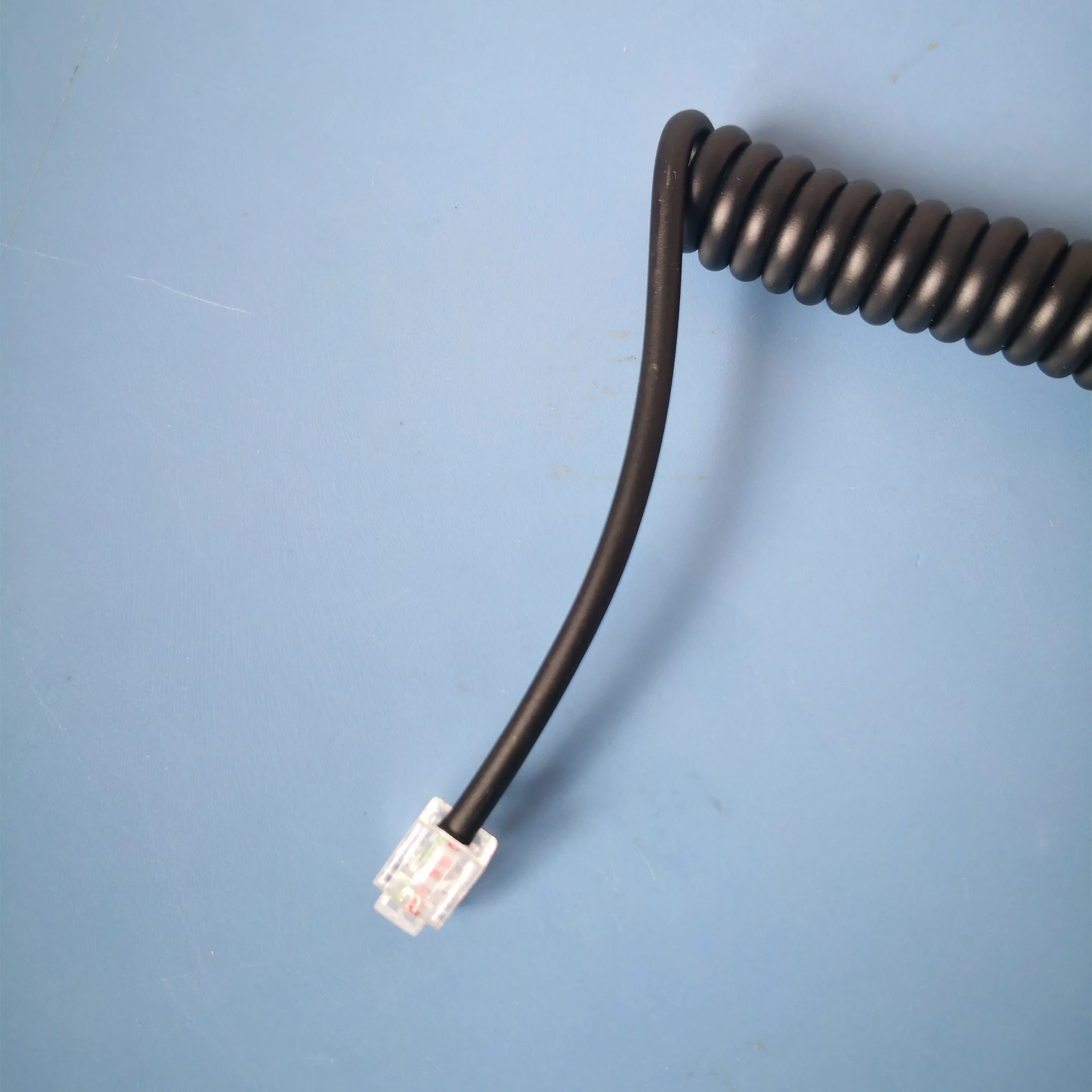 Car Cigarette Lighter plug to RJ11-4P4C plug car ciga cable round cable