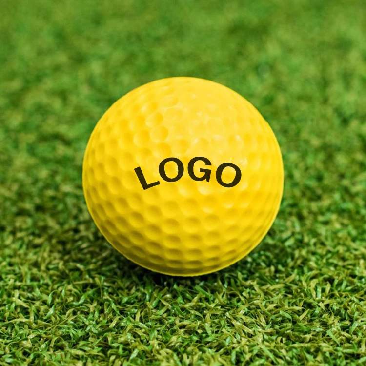 Wholesale Bulk Soft Yellow OEM Foam Practice Golf Balls