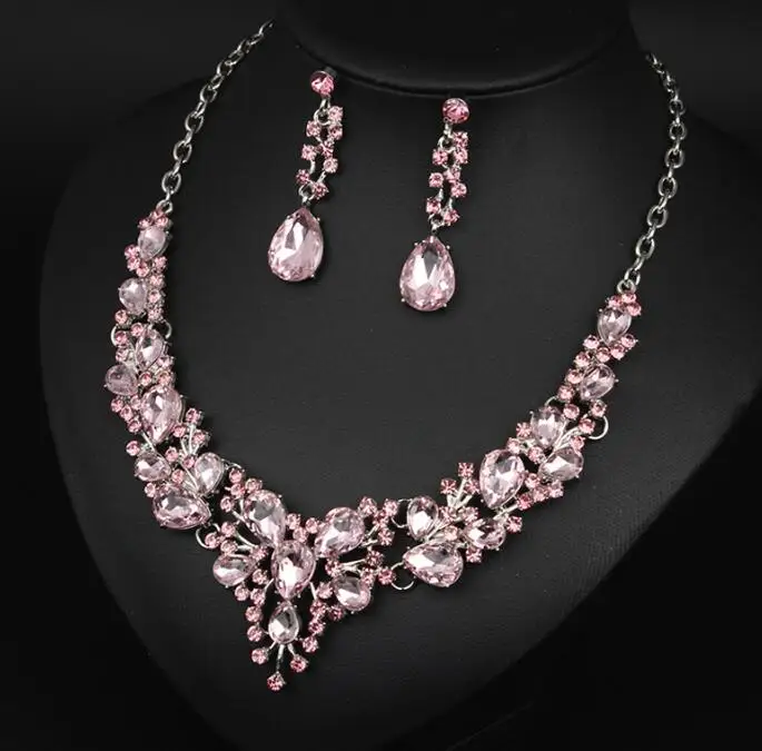crystal jewelry sets