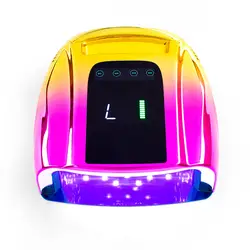 New Arrival 96W pro cure wireless dual light rechargeable cordless sun uv led gel dryer nail lamp for salon manicure