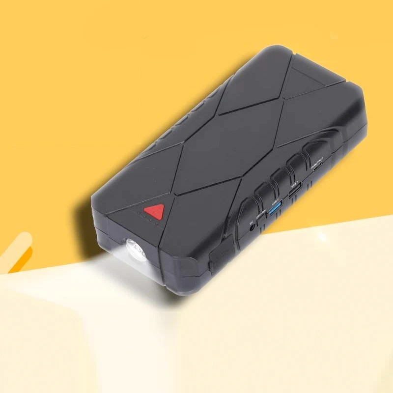 Quality Products Reliable Car Jumper Emergency Tool Kits Type C Jump Starter Power Bank With Usb Port And Flashlight