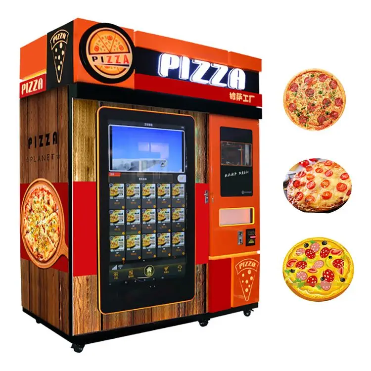 Pizza Automatic Vending Machine Standing Machines Hot Food Cheapest for