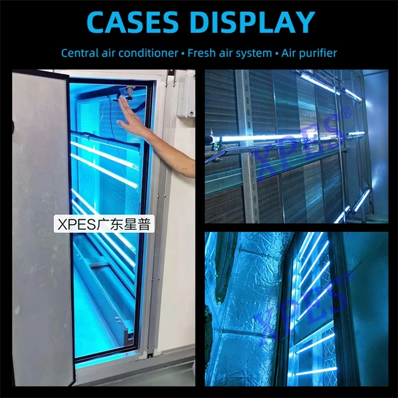 XPES высокопроизводительная амальгамная Ультрафиолетовая лампа для дезинфекции ультрафиолетовая лампа UVC Бактерицидные Ультрафиолетовые лампы 40 Вт