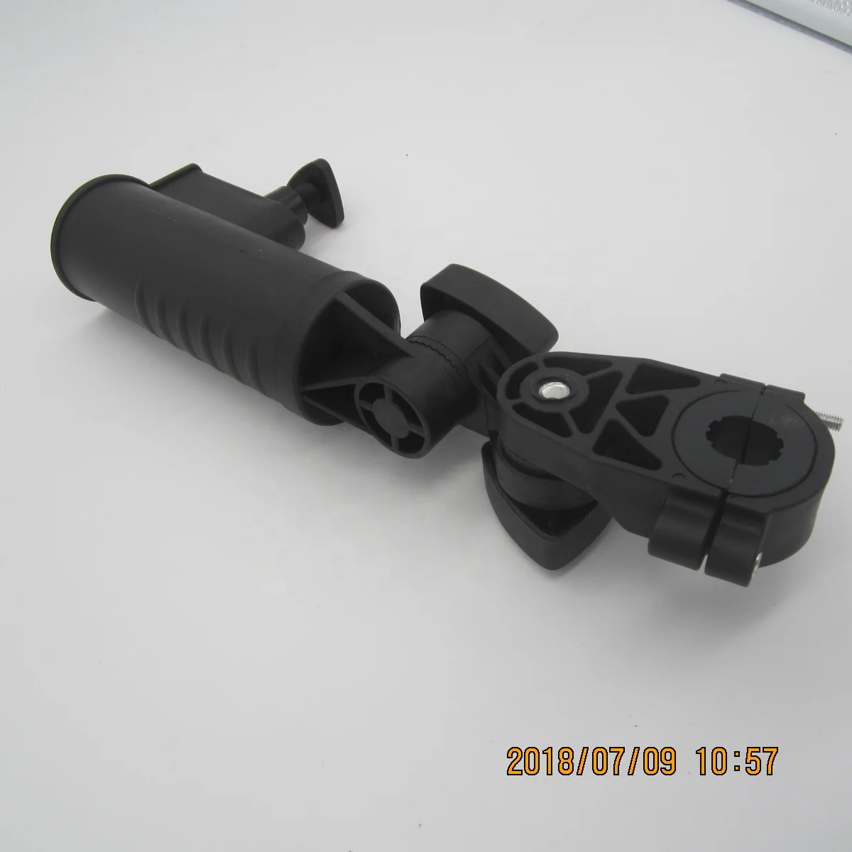 Universal Golf Cart Umbrella Holder Adjustable Angle with 19mm 30mm 35mm Handle Connector for Bike Baby Stroller Fishing Beach C