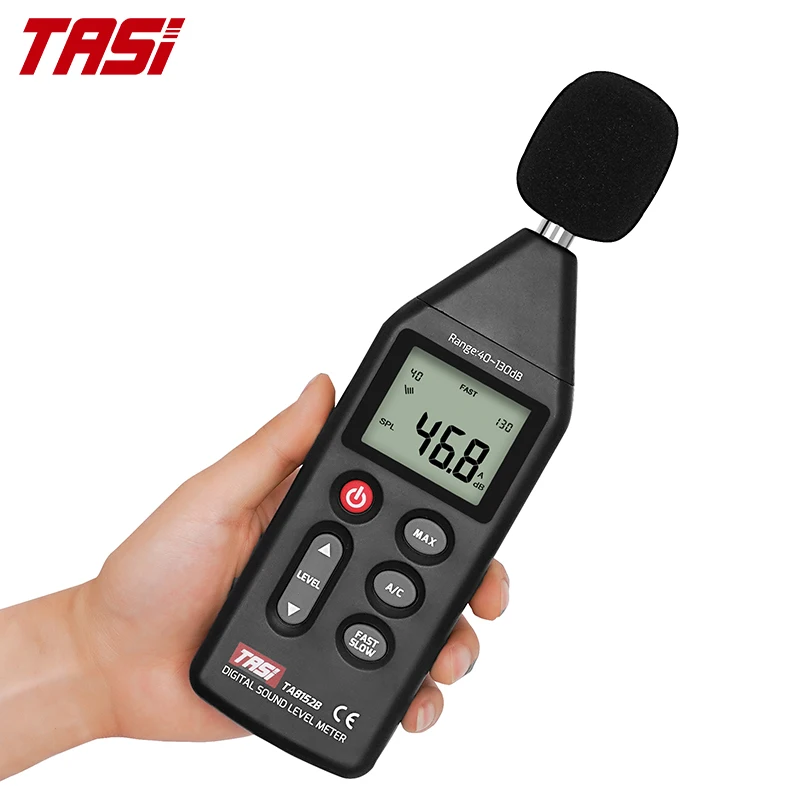 Цифровой измеритель уровня звука TASI TA8152B USB шумомер портативный децибел заводской скрытый Штатив 40 ~ 130