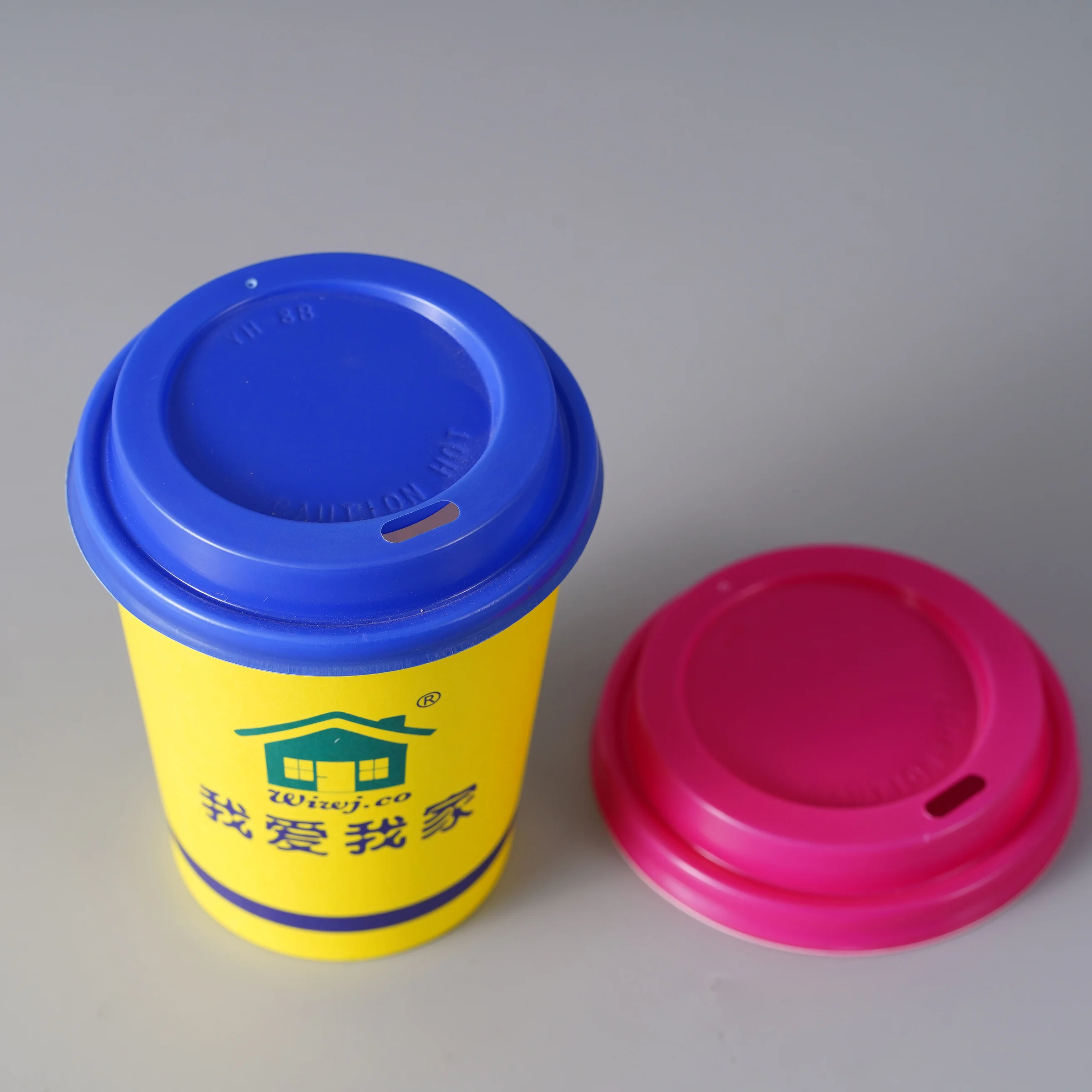 Plastic Lid For Paper Cups Custom Disposable Plastic Coffee Cup Lid Disposable Cup Cover