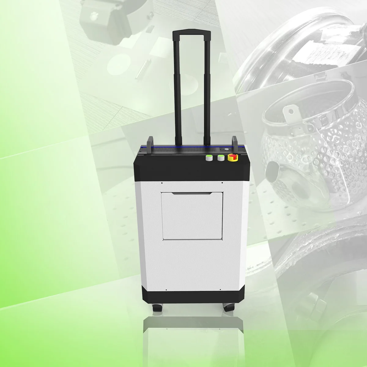 mini laser cleaning machine portable laser rust removal machine laser paint removal cleaning machine with CE  certification