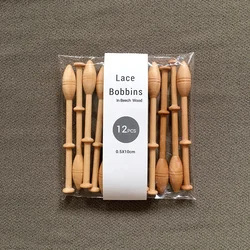 DIY Wooden Tool Craft Weaving Tool Wooden Bobbin Lace Weaving Wooden Lace Bobbin
