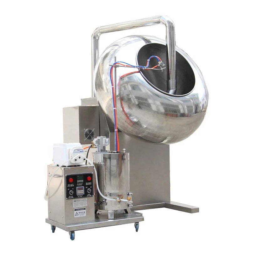 LPMIE  The chemical industry uses a coating machine to wrap the candy filling