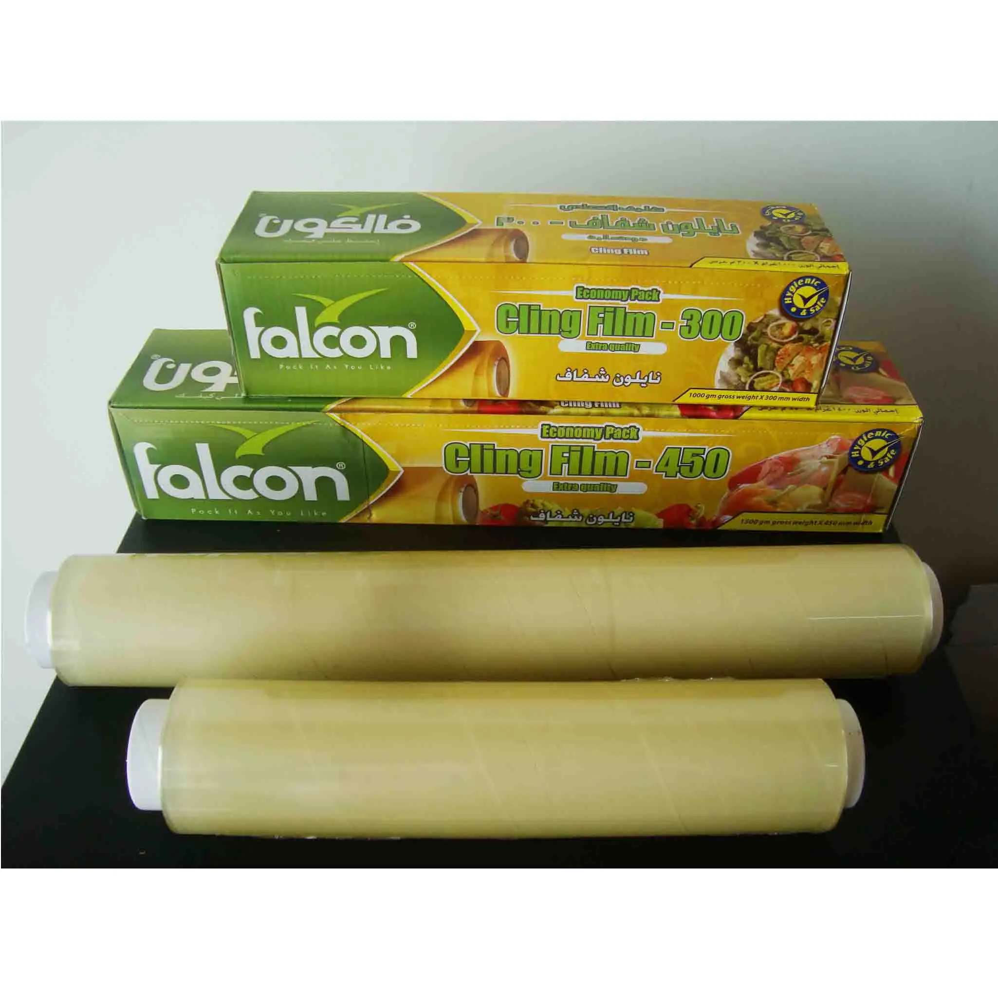 Jumbo PVC/PE Cling Film Customize Width Soft Roll Moisture-Proof Plastic Food Wrap Stretch Film for Fresh Keeping