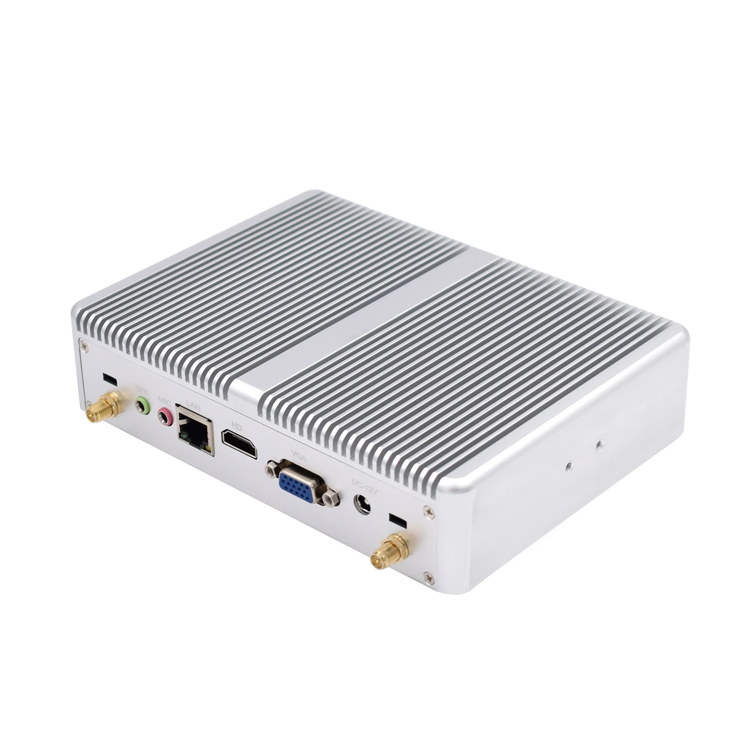 3g function aluminum mini computer i7 4610y dual display rj45 gigb lan 6usb ports barebone desktop pc