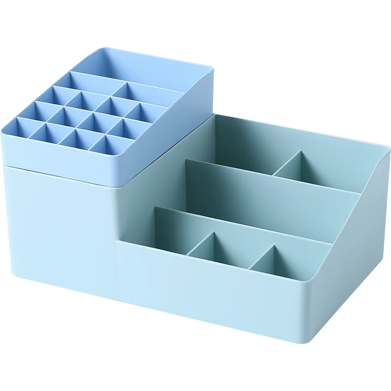 Plastic Desktop Makeup Organiser Lipstick Holder Cosmetic Storage Box
