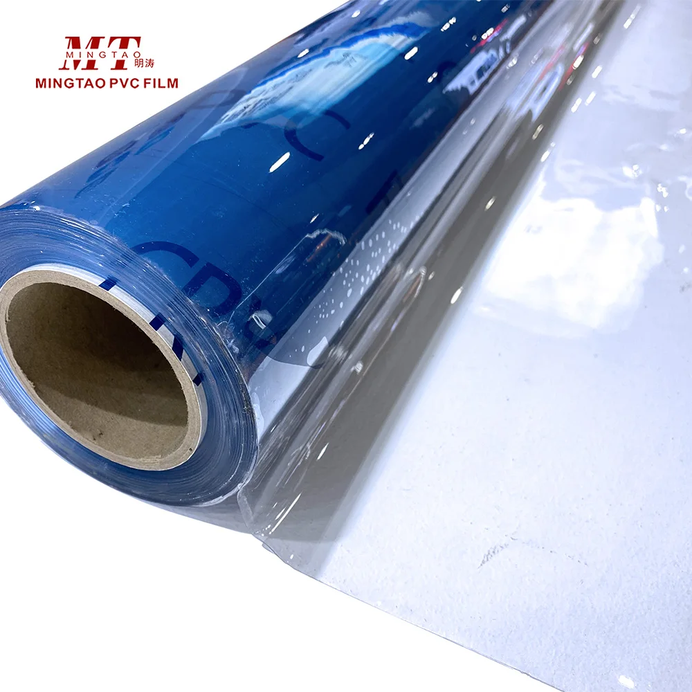 PVC plastic sheet supplier clear PVC film roll soft high transparency