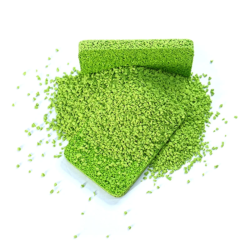 Eco-Friendly Colorful EPDM Rubber Granules For Sport Synthetic Surfaces