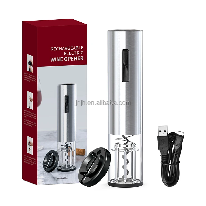 Rechargeable Corkscrew Bottle Opener Kit Automatic Electric Wine Opener