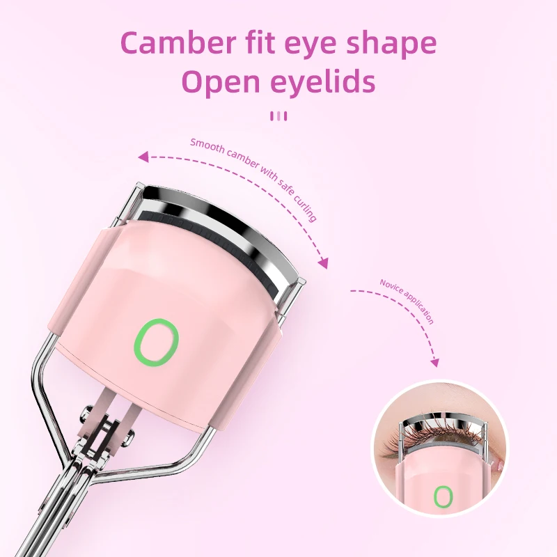 New Eye Lash Curler Heat Electric Metal Heated Eyelash Curler Lash Lift Kit Long Lasting Naturally Eyelashes Eyelash Curler