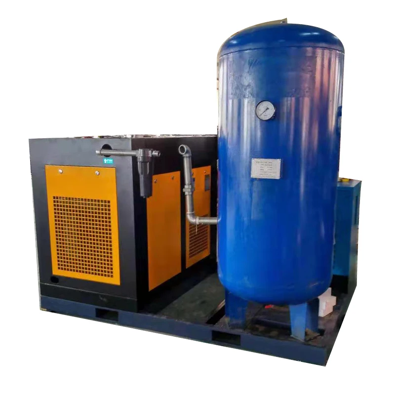 30hp 22 кВт двигатель с постоянным магнитом VSD воздушный компрессор прямым приводом 1.6Mpa 1000L баком и сушилкой
