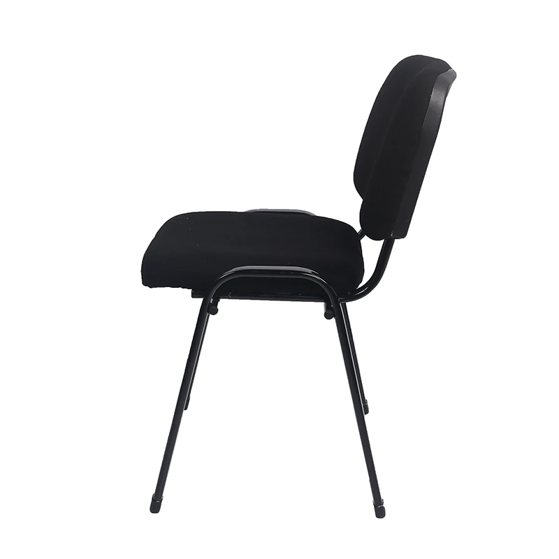 Foshan AODA Metal Frame Fabric Armless Stacking Chair Linkable Connectable Guest Visitor Conference Student Chair